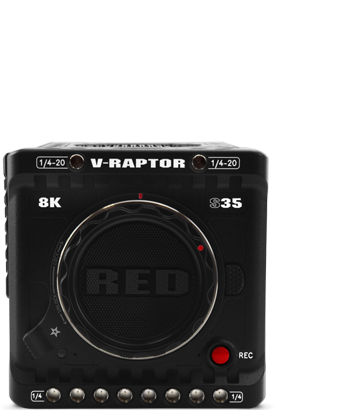 front view of the V-RAPTOR 8K S35